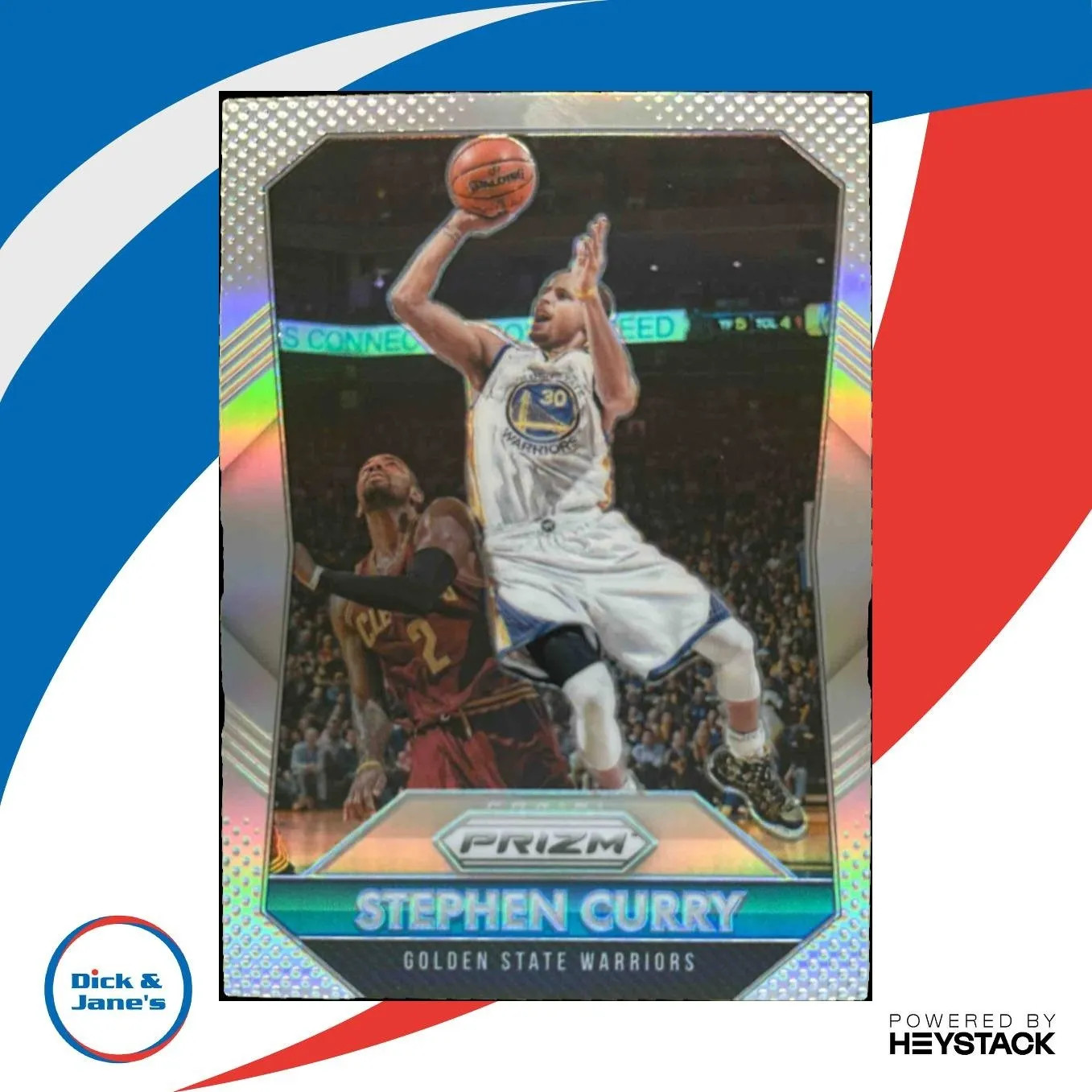 2015-16 Panini Prizm Stephen Curry Silver Prizms #170 Golden State Warriors