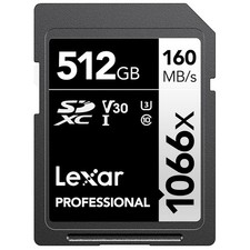 Lexar SILVER Series Professional 1066x 512GB UHS-I SDXC Memory Card