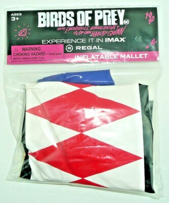 Harley Quinn Inflatable Mallet Costume Prop Birds of Prey Regal IMAX Cosplay DC