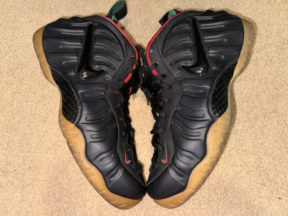 Size 13 Nike Foamposite Pro Gucci Black 888409452008 eBay