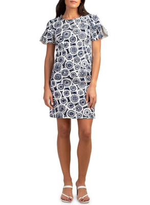 knee length dresses for ladies Side Cutout Mini Dress – Gauri and Nainika main image 1
