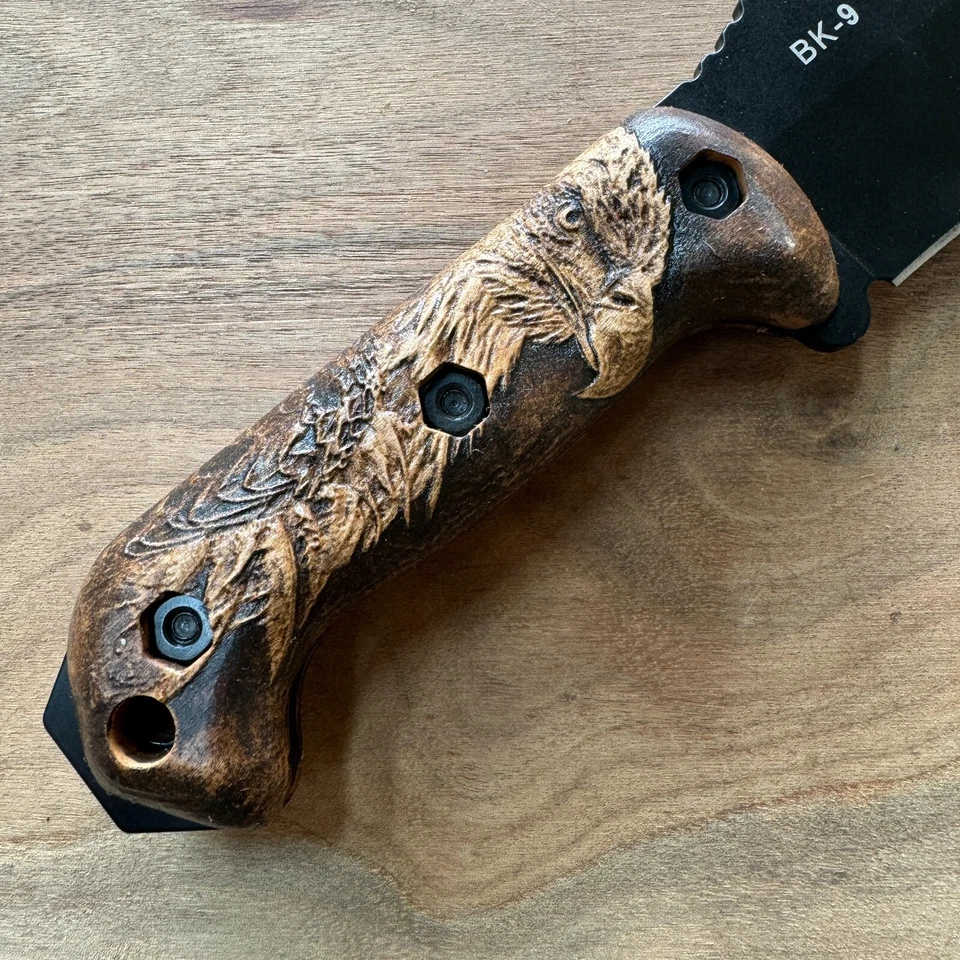 Básculas Eagle para Ka-Bar Becker bk-2 bk-7 bk-9 / básculas personalizadas / hechas en EE. UU. Foto 4 de 4