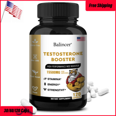 Testosteron Booster w/ Maca-Increase Energy, Improve Muscle Strength & Growth