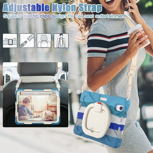 For iPad Mini 6 mini4/5 Air4 10.9 Case Shockproof Heavy Duty Stand Case Cover - Picture 15 of 75