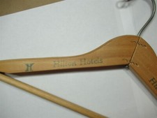 Hilton Hotels Vintage wooden advertising hanger 5