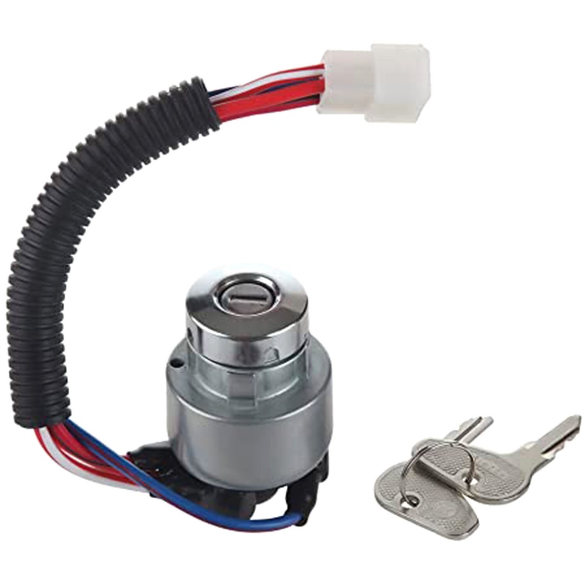 だーち Ignition Switch w/ 2 Keys 34670-31822 for Kubota L3240 L3130 L3300