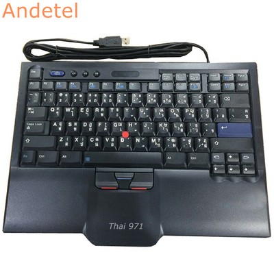 Original Ibm Thinkpad Sk 45 15 Usb Keyboard Thai English With Pointing Cable Ebay