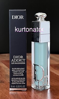 Dior Dior Addict ICY BLUE Lip Maximizer Plumping Gloss NEW 0.20 fl.oz