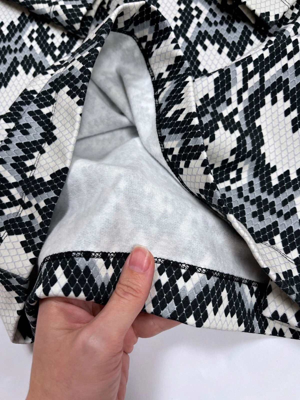 Love Moschino Bodycon Mini Abito Manica Lunga Cuore Stampa Serpente Taglia 6 US 10 UK