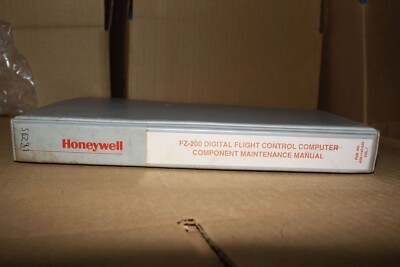 Honeywell FZ-200 Flight Control Computer Maintenance manual A09-1147-030 8/92