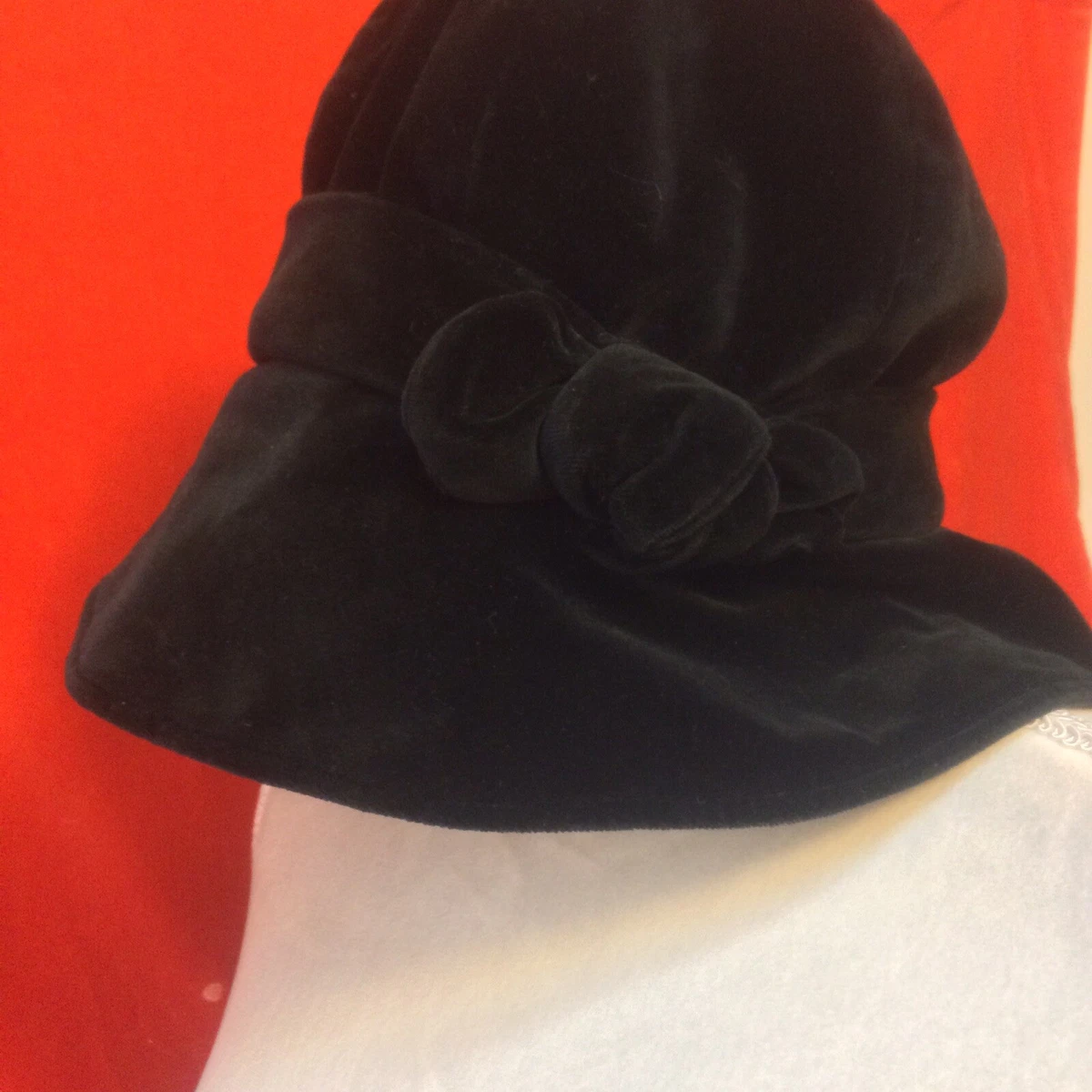 Black Eric Javits velour hat in good condition Eric Javits Wool Gambler Hat - Black Hats, Accessories  main image 3