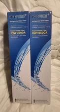 IcePure RWF0500A Refrigerator Water Filter Whirlpool Kenmore 4396508 EDR5RXD1 X2