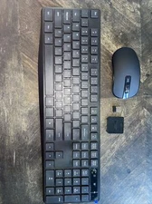 Wireless Keyboard Mouse Combo,Energy Saving Slim Quick 2.4GHz