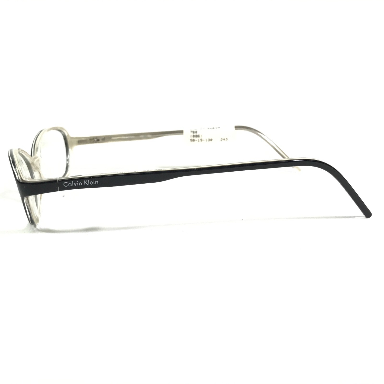 Calvin Klein CK760 086 Eyeglasses Frames Black Round Full Rim 50-15-130 thumbnail 5