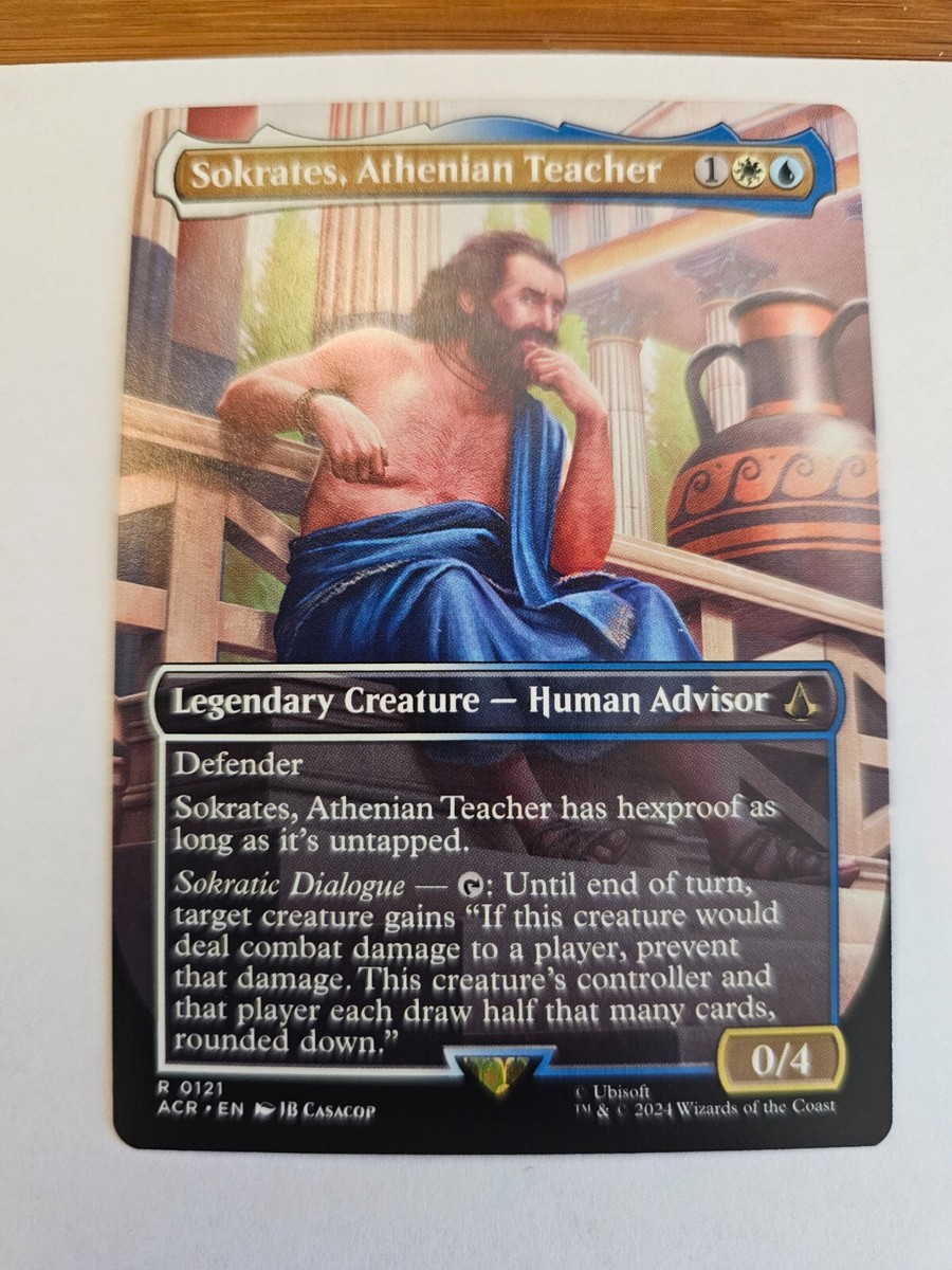 araithia shokta mtg card MTG - Sokrates, Athenian Teacher Assassin's Creed #121