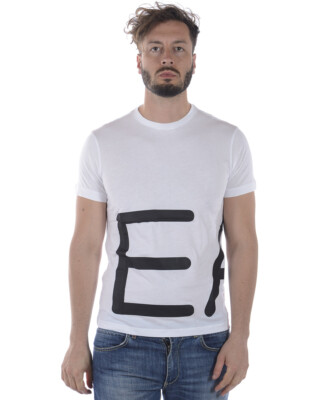 Emporio Armani EA7 T-Shirt Sweatshirt Man White 3ZPT38PJM9Z 1100 SzXL MAKE OFFER