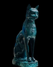 Ancient Egyptian Bastet Statue – Rare Artifact of Egyptian Antiquity Figure BC