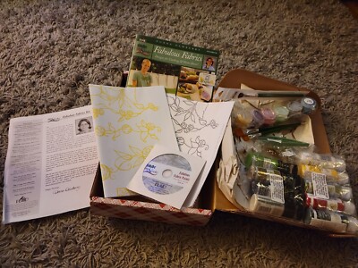Plaid - Fabulous Fabricss Kit NIB - Donna Dewberry - DVD- magazine- craft   NIB