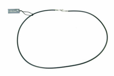 BARAKA Men's GC251252ACCA6500000 Stainless Steel Rubber Chain Necklace
