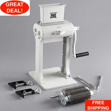 Manual 31-Blade Meat Tenderizer with Jerky Slicer Blade Set Two Legs and Clamps
