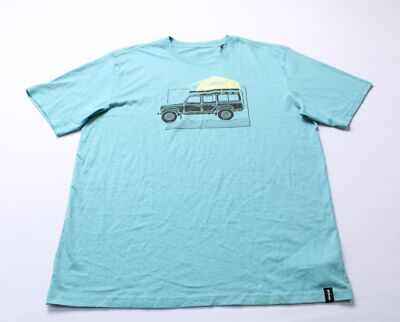 PrAna Men's Camp Life Journeyman Everyday T-Shirt BL1 Aqua Heather Size XL NWT