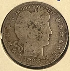 1898 Barber quarter  ,  Good ,  better coin & condition