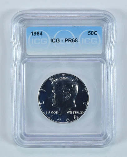1964 Kennedy Half Dollar PR68 ICG