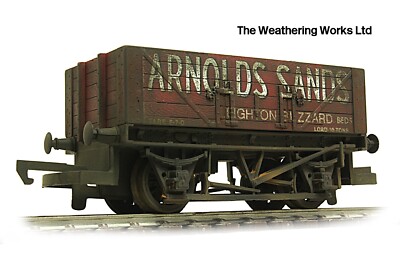 Hornby 5 Plank BR / PO Arnolds Sands offener Kohlewagen *PRO VERWITTERTER LOOK*