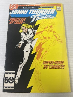 DC Comics Jonni Thunder Issue #3 Mini Series Thunderbolt Private Eye Superhero
