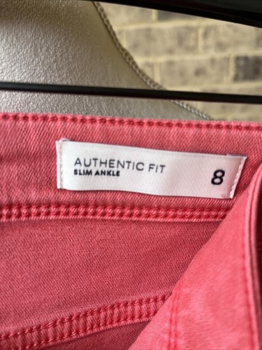 J. Jill Denim Women's Size 8 Light Pink Clove Authentic Fit Slim Ankle Jeans NWT - Picture 4 of 8