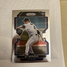 🟣2022 Prizm Baseball Tier II Base #113 Eli Morgan Cleveland Indians