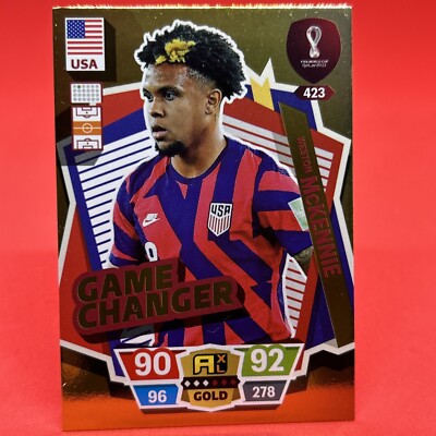 Adrenalyn XL WM 2022 Qatar Trading Card Nr 423 - Weston McKennie - Game Changer