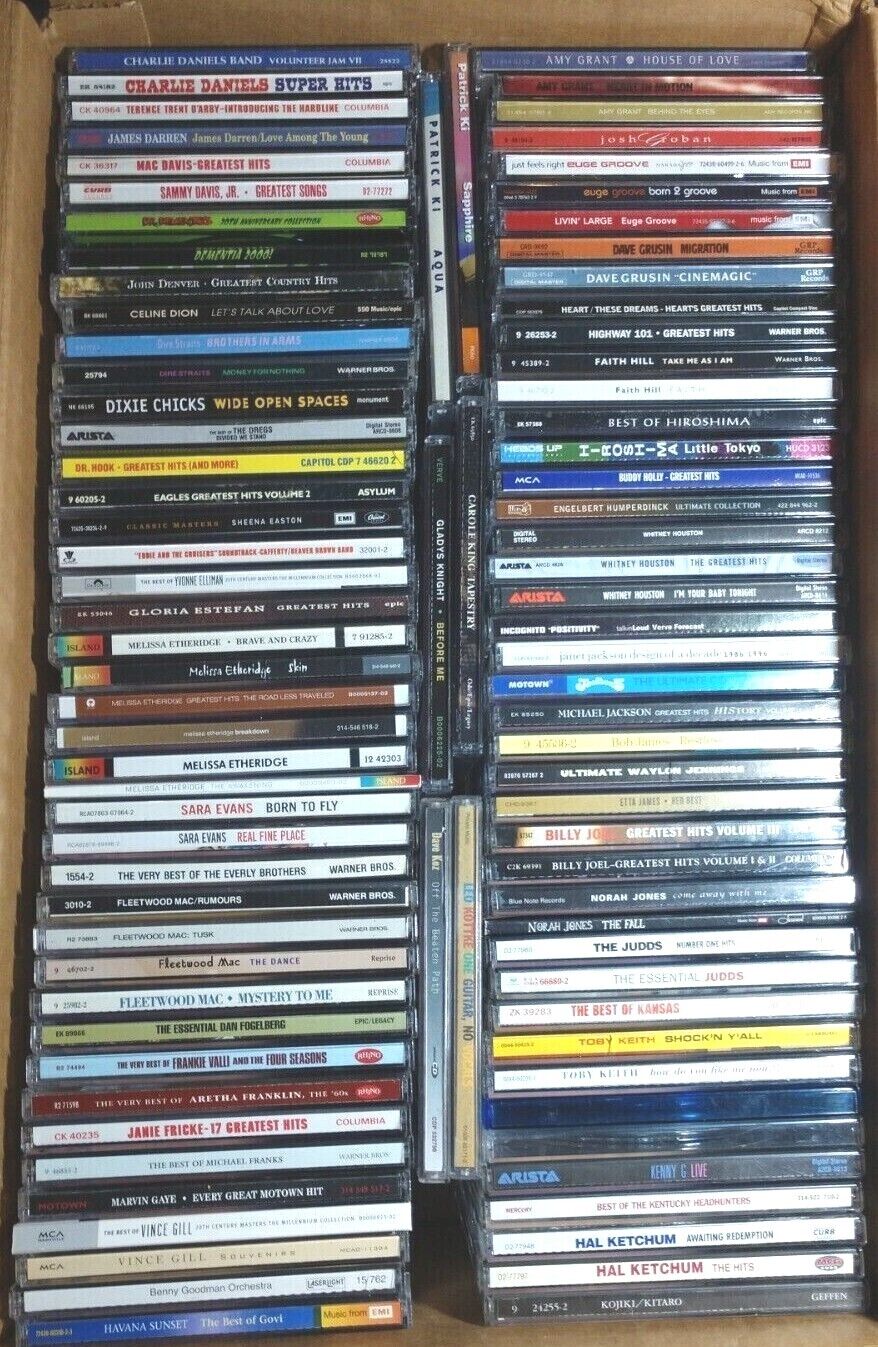 Music CD's: D to K - Your Choice-Rock Jazz Country-40's 50's 60's 70's & Beyond