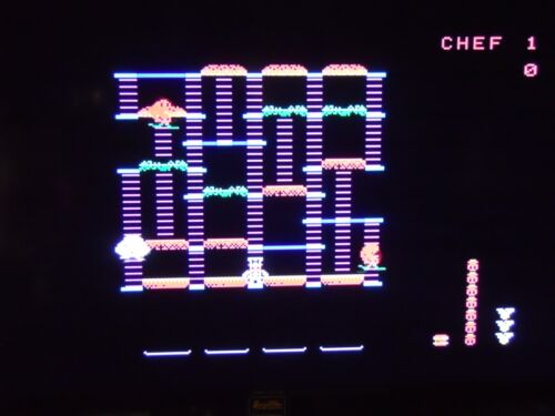 Burgertime (ColecoVision, 1984) Spielkassette & Handbuch - getestet und funktionsfähig - Bild 3 von 7
