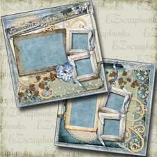November - 2 Premade Scrapbook Pages - EZ Layout 4842