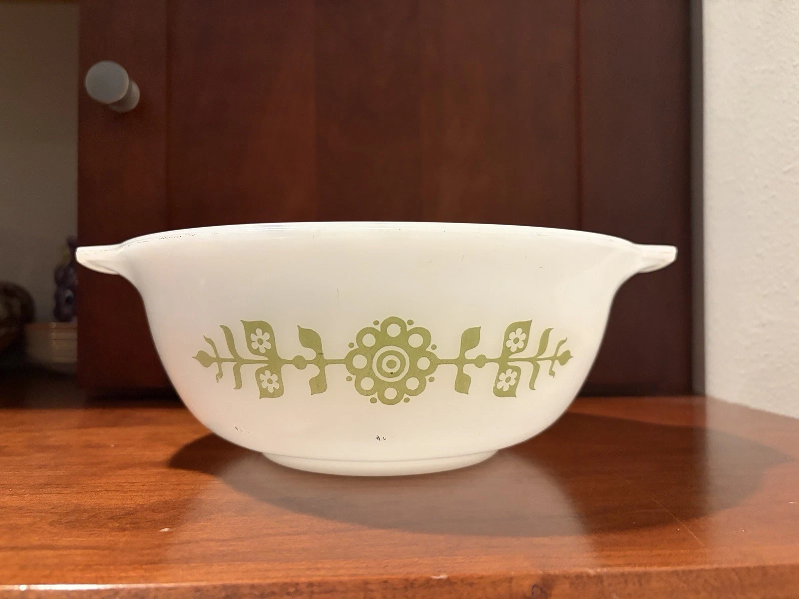 Vintage 2qt Glasbake Cinderella Bowl Please View Photos