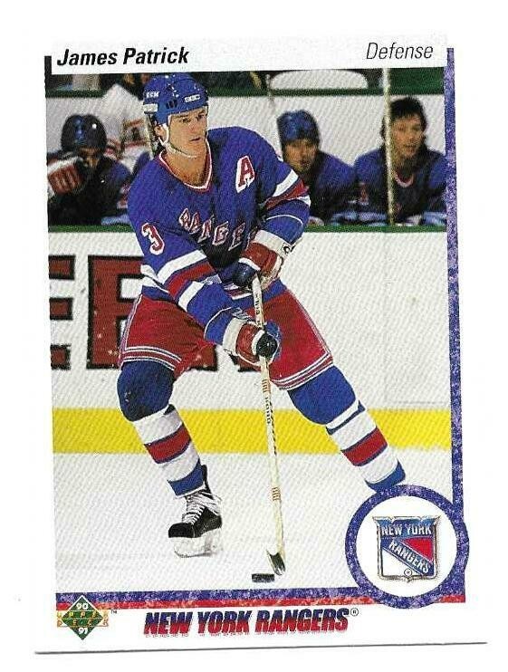 JAMES PATRICK 1990-91 UPPER DECK CARD NEAR MINT CONDITION