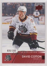 2021-22 Upper Deck AHL Exclusives 35/100 David Cotton #75 o1h
