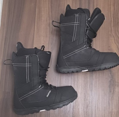 Burton Invader Imprint 1 Mens Sz 10 Snowboard Boots Lace Up Black