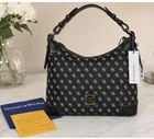 Dooney & Bourke Signature DB Logo Black Hobo Shoulder Bag NWT Dust Bag