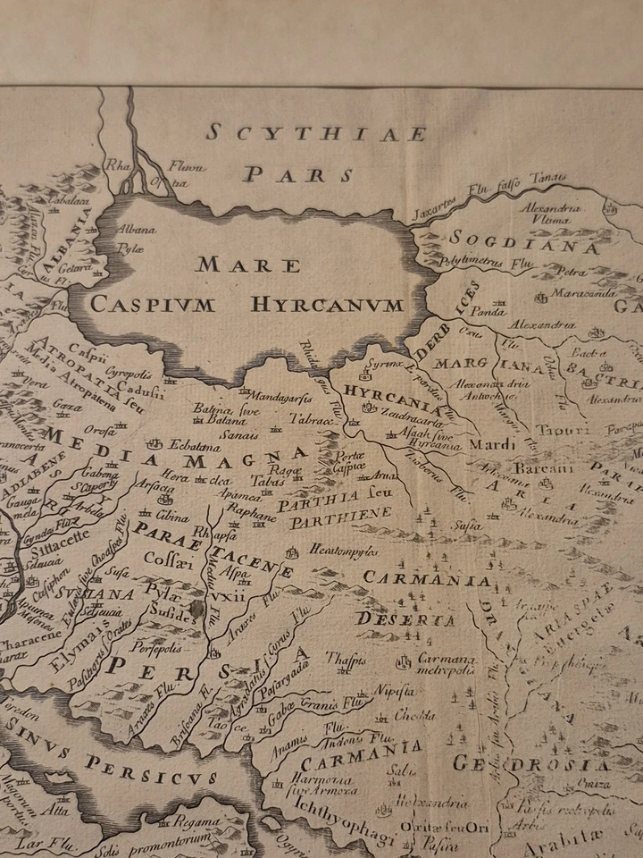 Mapa de 1717 por Herman Moll Persia e India El Mundo Descrito Siglo XVIII Original Foto 4 de 4