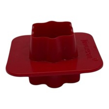 Tupperware Toys Mini-Mix-It Children's Mixing Set Part Red Cookie Cutter 797-3