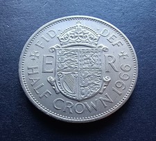 1966 Half Crown - Queen Elizabeth II - British Coin