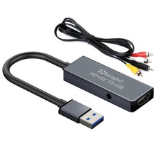USB Video Capture Card for VHS/HDMI/AV/RCA - Analog to Digital Video Converte...