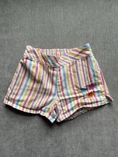 Vintage 2005 Nick Jr Stripped Toddler Shorts Size 4 With Embroidered Stars
