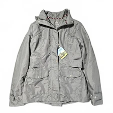 Kastel Denmark NEW Gray Women's Riding Equestrian Coat Medium Christine Hooded