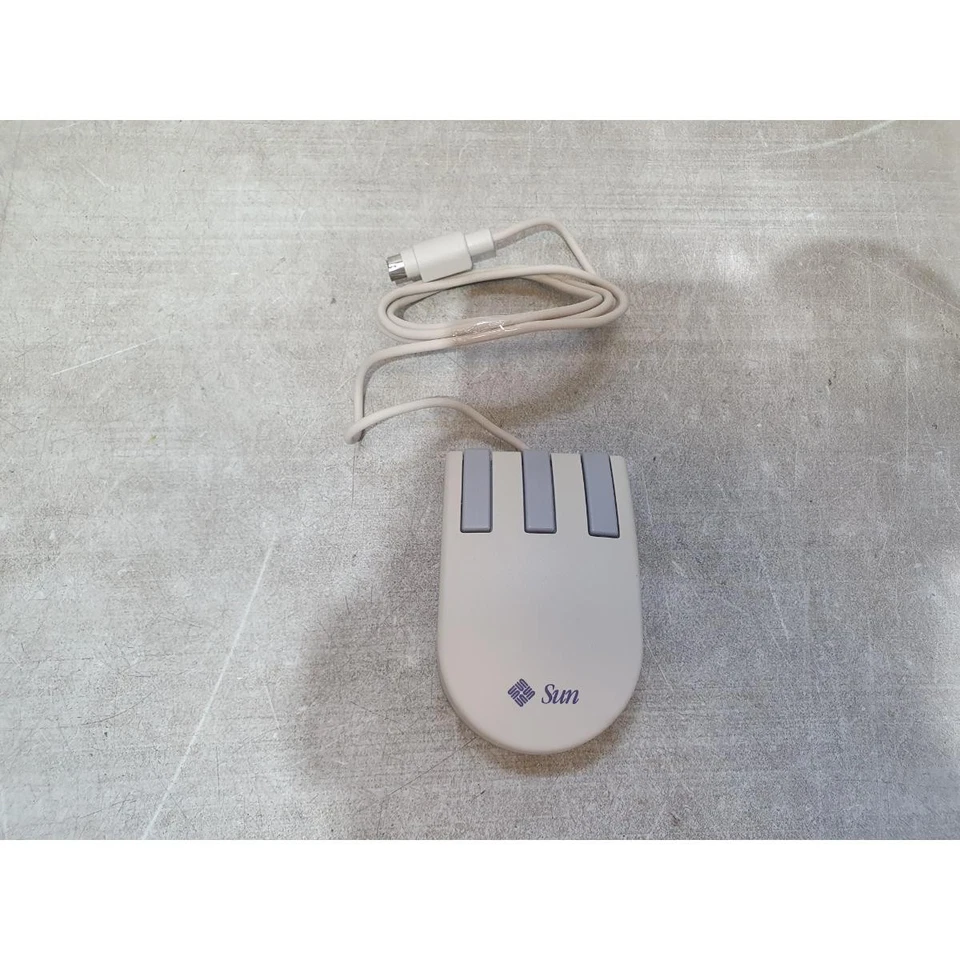 Sun Microsystems Compact 1 370-1586-03 Mechanical Mouse Grey Wired 3-Buttons - Image 2 of 4