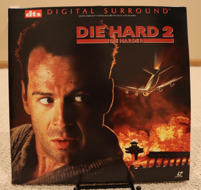 DIE HARD 2: DIE HARDER-DTS DIGITAL SURROUND-WIDESCREEN LASERDISC-RARE-VERY NICE!