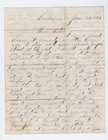 CIVIL WAR LETTER - Saw Gen Grant, Sherman - Aftermath of  BATTLE of VICKSBURG !!