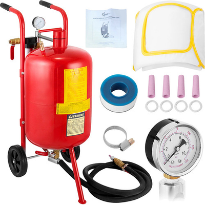 #ad Sand Blaster 10Gal Pot Sandblaster 125Psi Pressure Sand Blasting Complete Kit $247.48